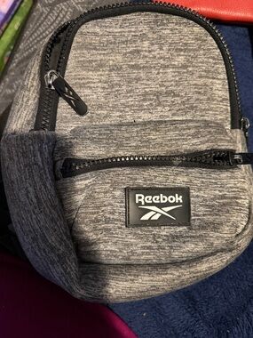 Reebok Heather Gray Sling Belt Bag